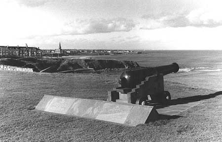 Cannon out to sea