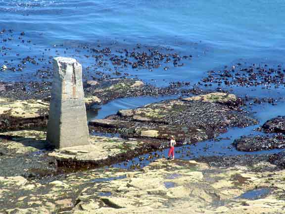 View from St. Mary's lighthouse. Whitley bay. LARGE and small