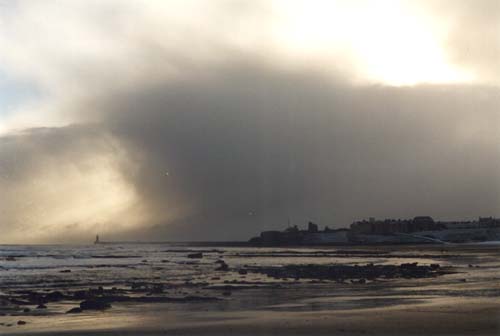 The pier and Tynemouth Priory