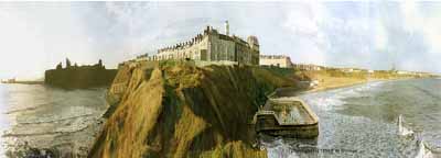 A 200 degree Panoramic view of Tynemouth UK
